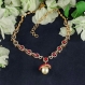 Buy Gold Diamond pearls Necklace